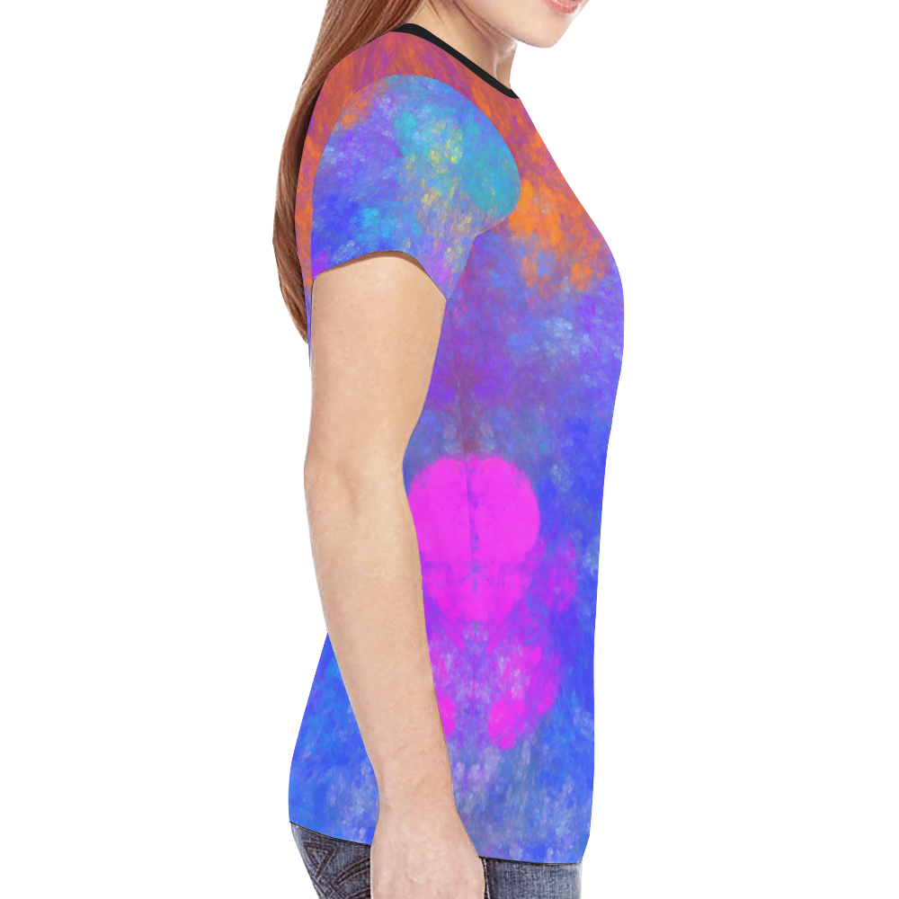 Color Soup New All Over Print T-shirt for Women (Model T45)