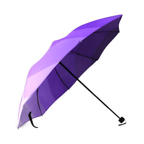 Purple stripes Foldable Umbrella (Model U01)