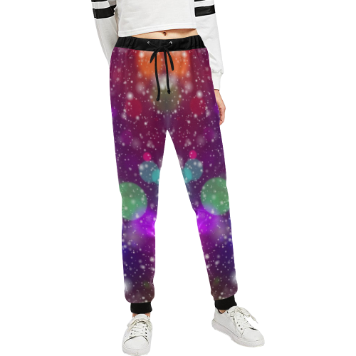 background Unisex All Over Print Sweatpants (Model L11)