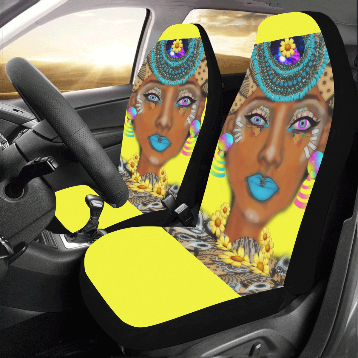 WIFI QUEEN8 Car Seat Covers (Set of 2)