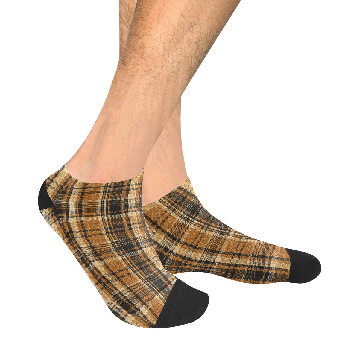 TARTAN DESIGN Men's Ankle Socks