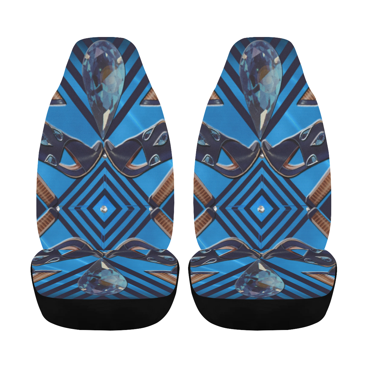 Sapphire Shoes Car Seat Cover Airbag Compatible (Set of 2)