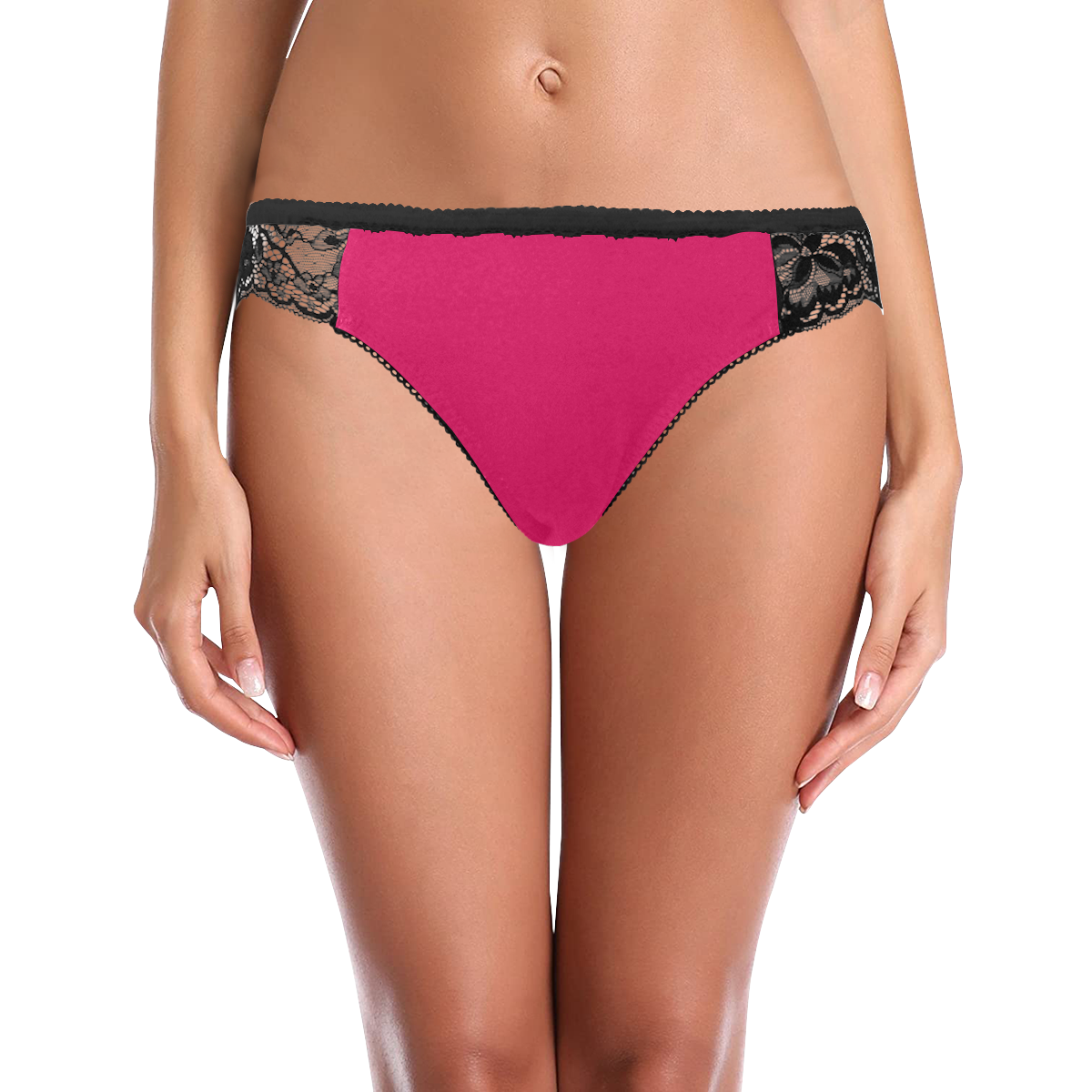 color ruby Women's Lace Panty (Model L41)