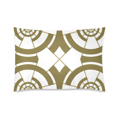 Abstract pattern geometric backgrounds Custom Zippered Pillow Case 20"x30"(Twin Sides)