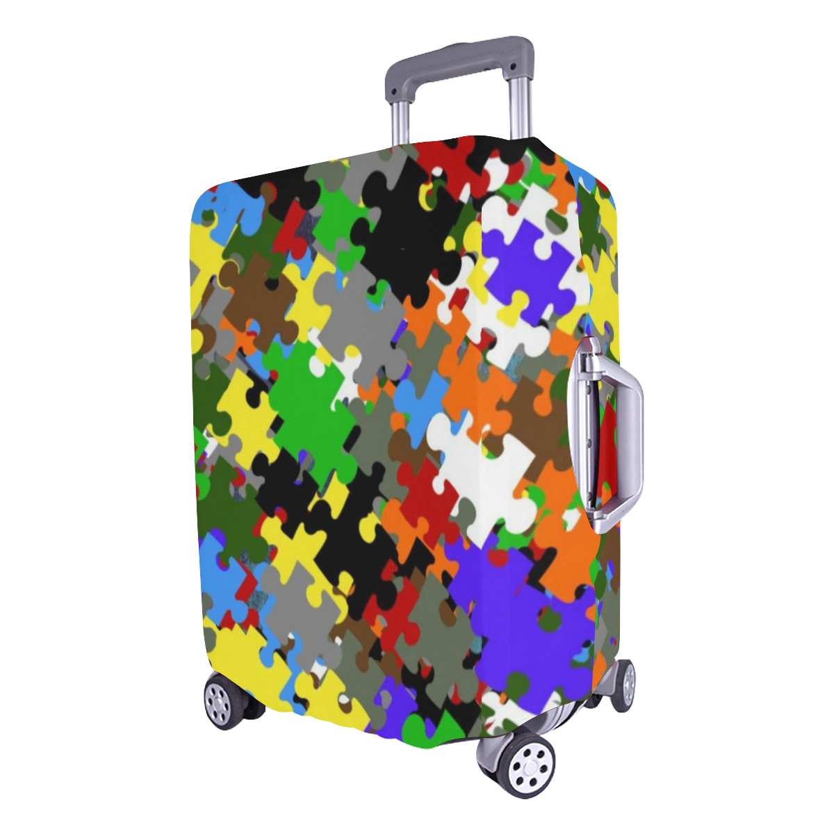 Puzzle Fun 2 Luggage Cover/Large 26"-28"