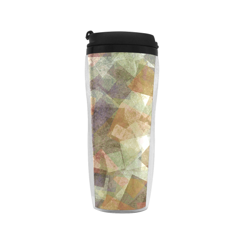 abstract squares Reusable Coffee Cup (11.8oz)