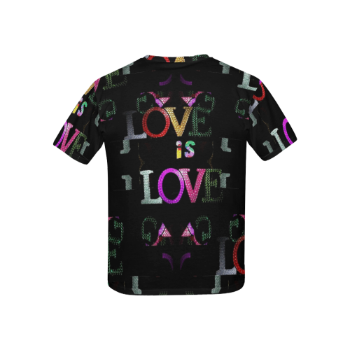 Love is Love by Nico Bielow Kids' All Over Print T-shirt (USA Size) (Model T40)