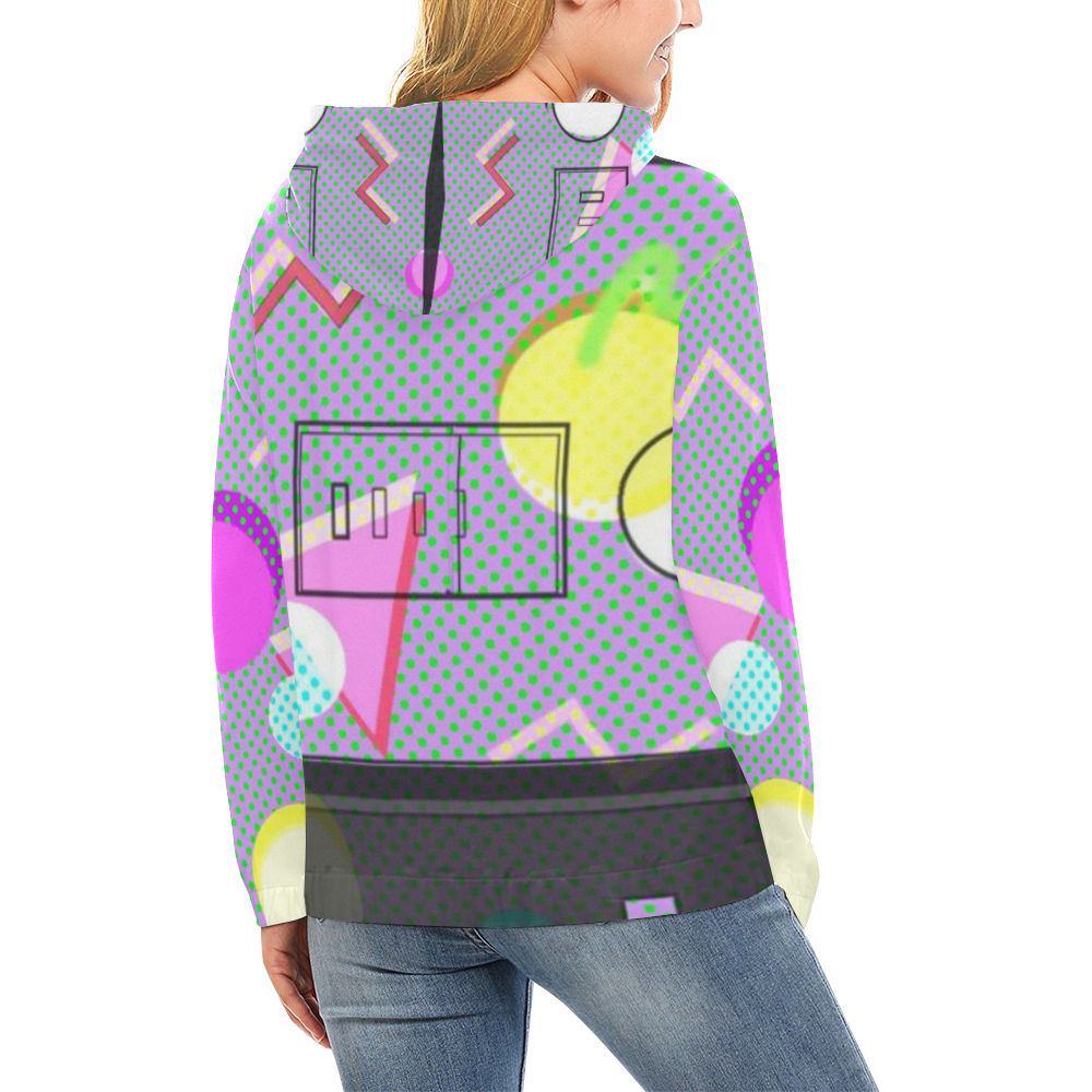 Vaparty All Over Print Hoodie for Women (USA Size) (Model H13)