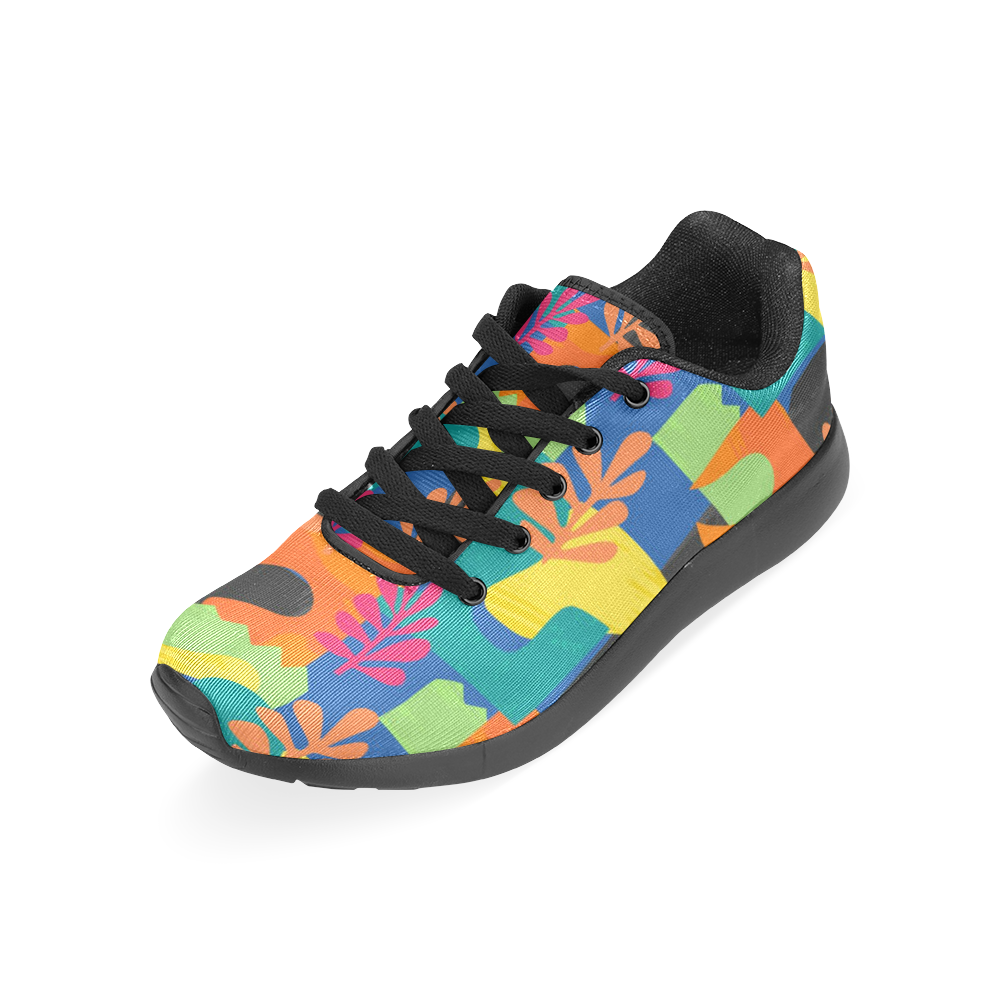 Abstract Nature Pattern Men’s Running Shoes (Model 020)