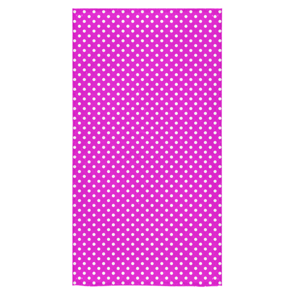 Pink polka dots Bath Towel 30"x56"