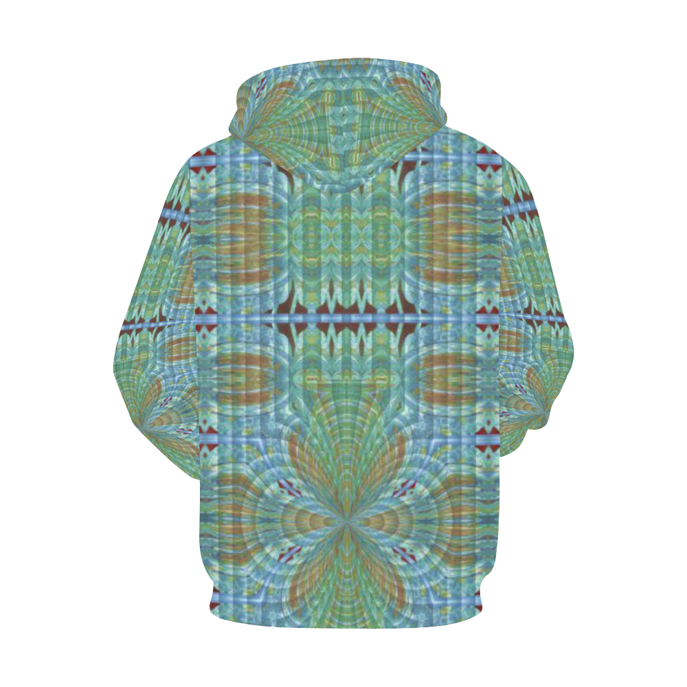 Water Blinds All Over Print Hoodie for Women (USA Size) (Model H13)