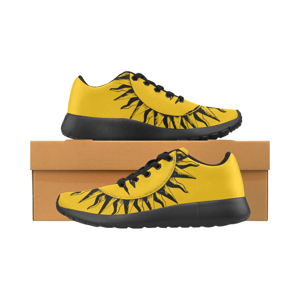 GOD RX 1s Youth Yellow & Black Kid's Running Shoes (Model 020)
