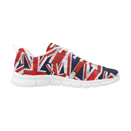 Union Jack British UK Flag Women's Breathable Running Shoes (Model 055)