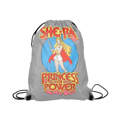 She-Ra Princess of Power Large Drawstring Bag Model 1604 (Twin Sides)  16.5"(W) * 19.3"(H)