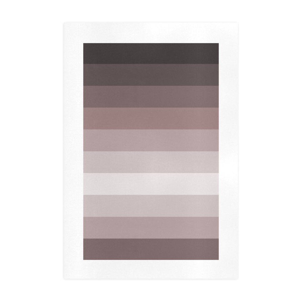 Grey multicolored stripes Art Print 19‘’x28‘’