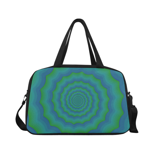 Green blue vortex Fitness Handbag (Model 1671)