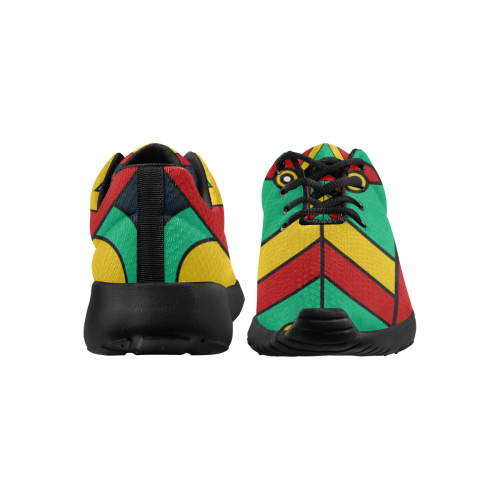 Aztec Spiritual Tribal Men's Athletic Shoes (Model 0200)