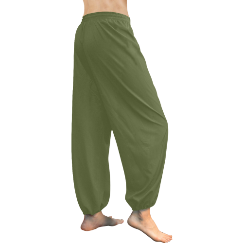 Cedar Green Women's All Over Print Harem Pants (Model L18)