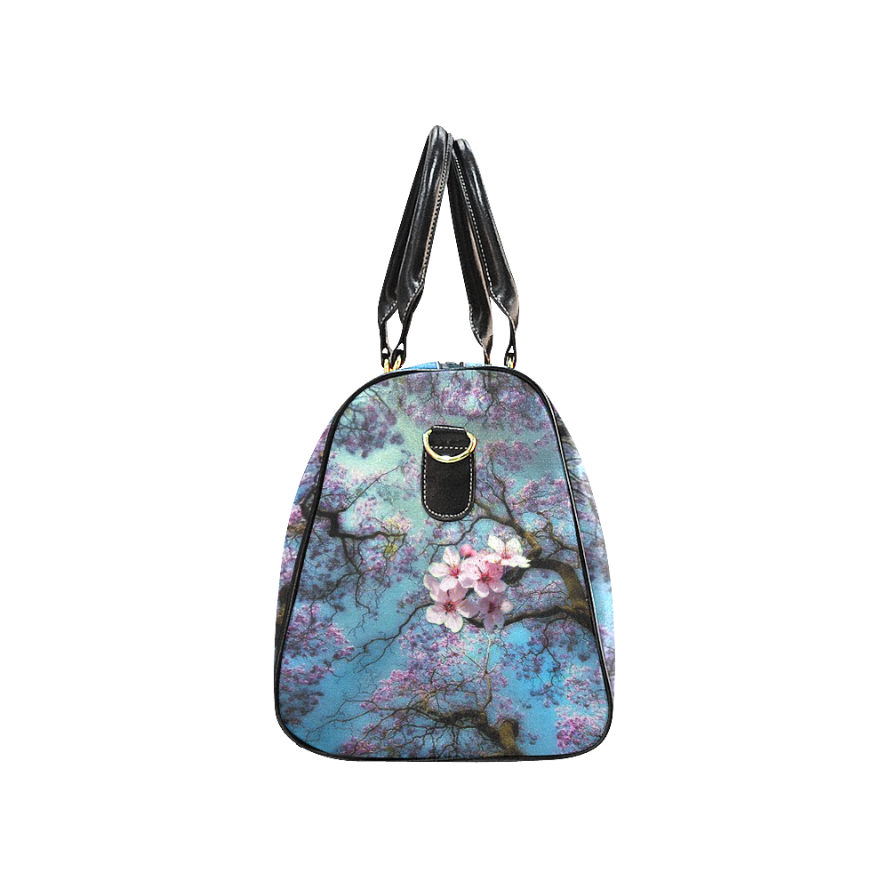 Cherry Blossoms New Waterproof Travel Bag/Large (Model 1639)