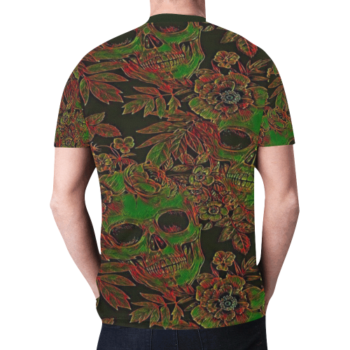 Woke Skulls Irish Festival 1 New All Over Print T-shirt for Men (Model T45)