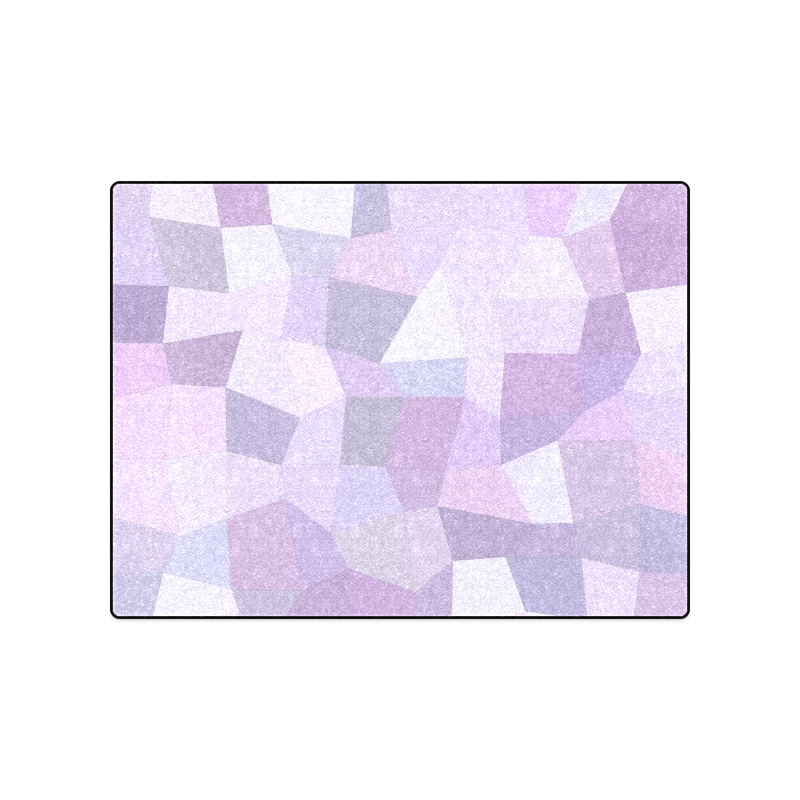 Pastel Purple Mosaic Blanket 50"x60"