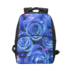 roses are blue Unisex Laptop Backpack (Model 1663)