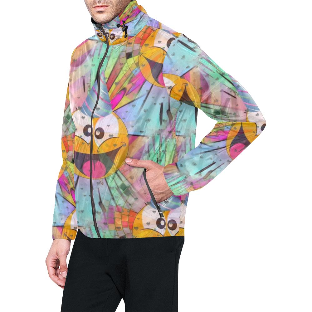 Let life surprise you by Nico Bielow Unisex All Over Print Windbreaker (Model H23)