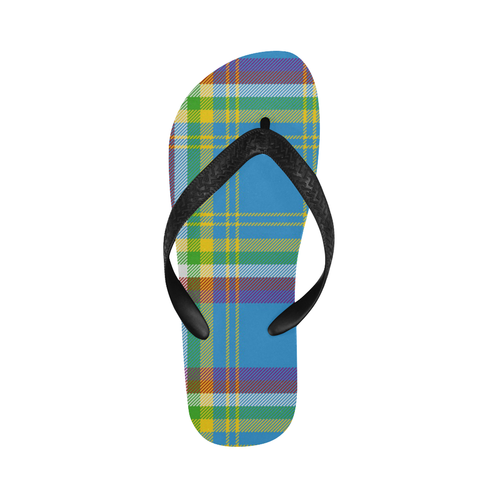 Yukon Tartan Flip Flops for Men/Women (Model 040)