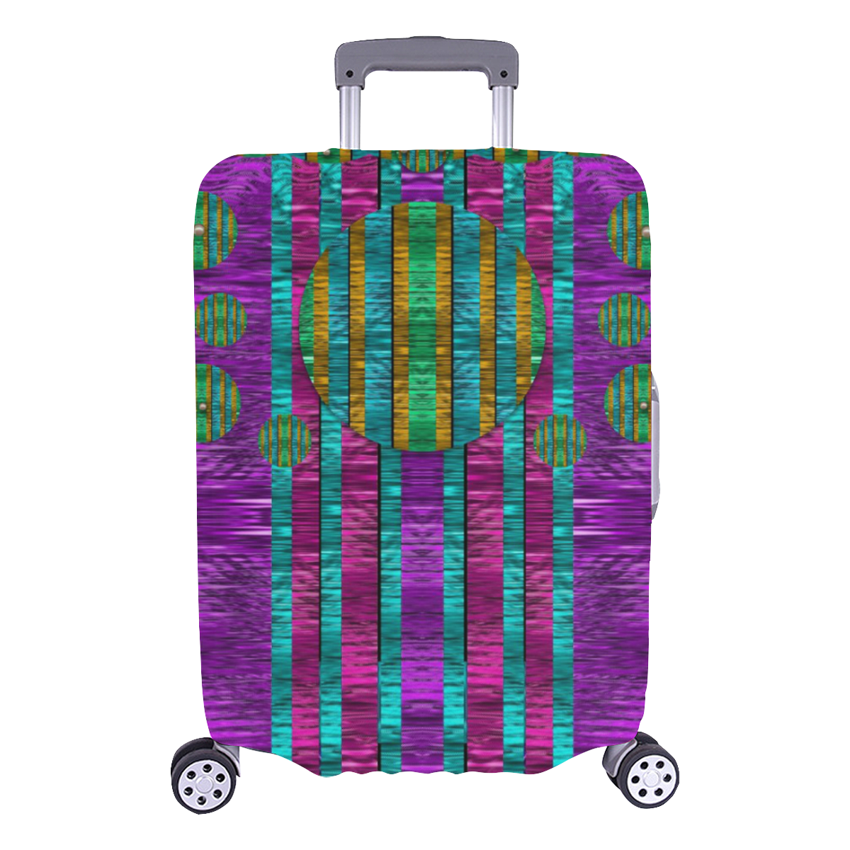 Our world filled of wonderful colors and love Luggage Cover/Large 26"-28"