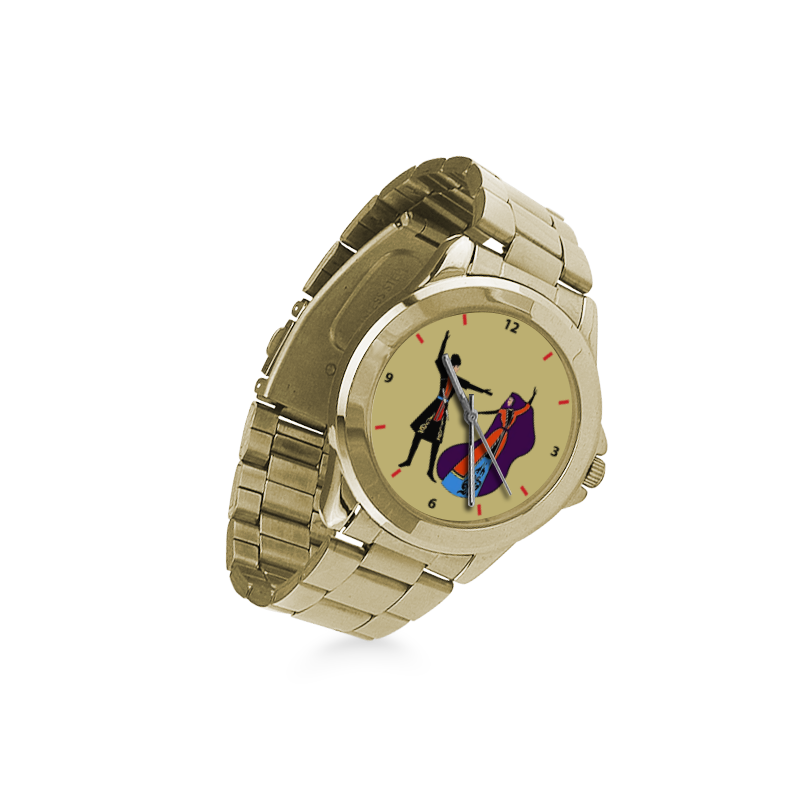 Armenian Folk Dance Custom Gilt Watch(Model 101)