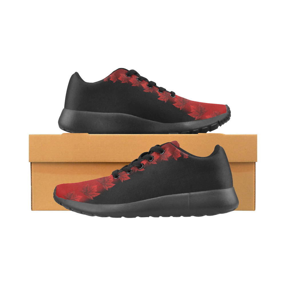 Men's Canada Running Shoes Black Men’s Running Shoes (Model 020)