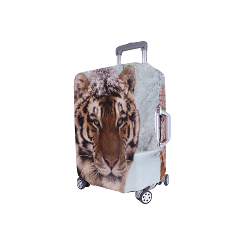 Tiger and Snow Luggage Cover/Small 18"-21"