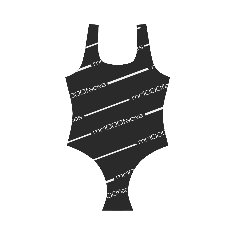 mr1000faces2 Vest One Piece Swimsuit (Model S04)