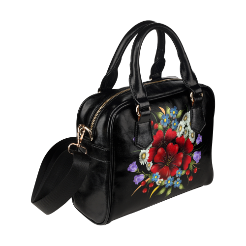 Bouquet Of Flowers Shoulder Handbag (Model 1634)