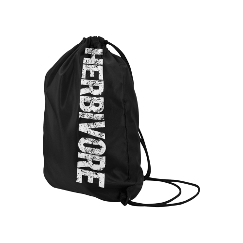 Herbivore (vegan) Large Drawstring Bag Model 1604 (Twin Sides)  16.5"(W) * 19.3"(H)