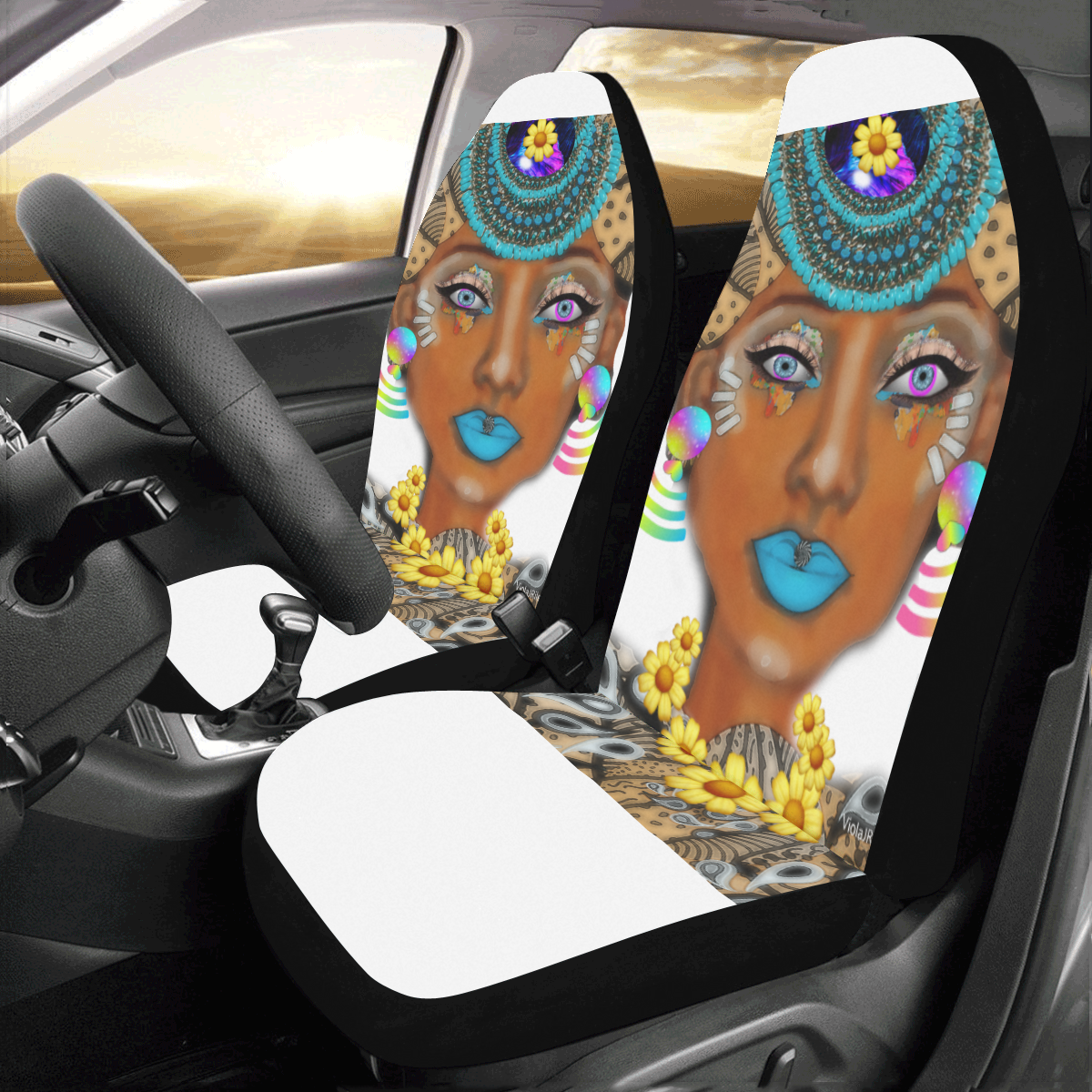 WIFI QUEEN1 Car Seat Covers (Set of 2)