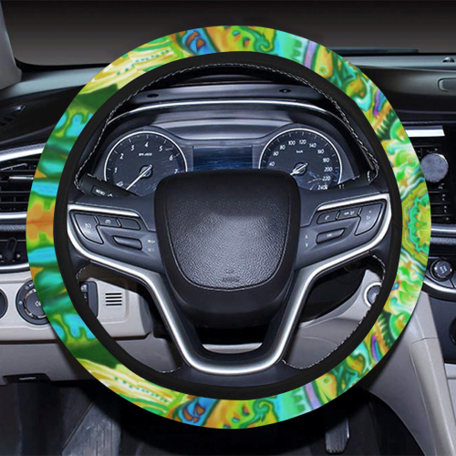 mandala tendre7 Steering Wheel Cover with Elastic Edge