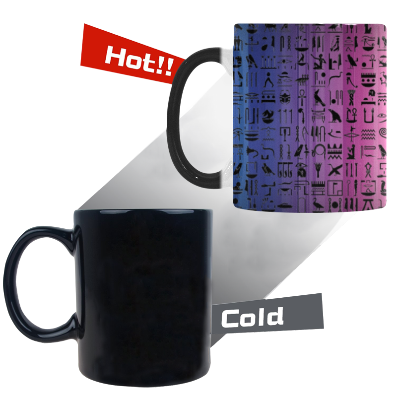 Rainbow Hieroglyph Custom Morphing Mug
