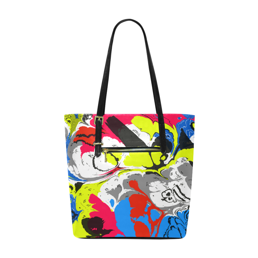 Colorful distorted shapes2 Euramerican Tote Bag/Small (Model 1655)