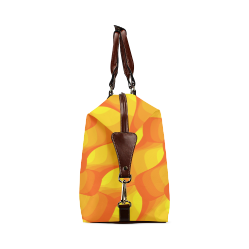 Orange spiral Classic Travel Bag (Model 1643) Remake