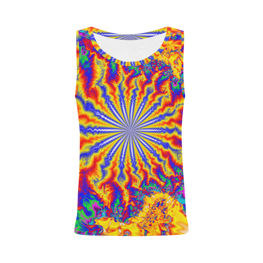 Chaos All Over Print Tank Top for Women (Model T43)