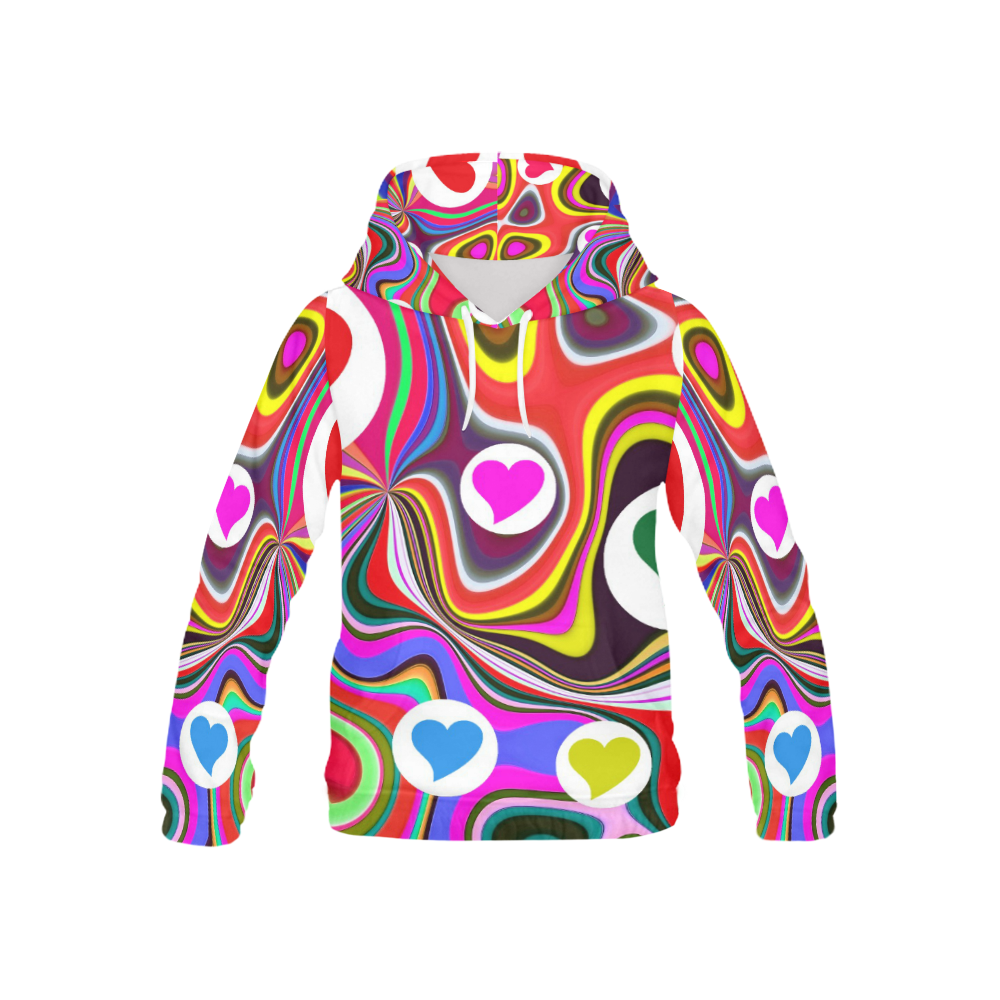 DESIGN B127 All Over Print Hoodie for Kid (USA Size) (Model H13)
