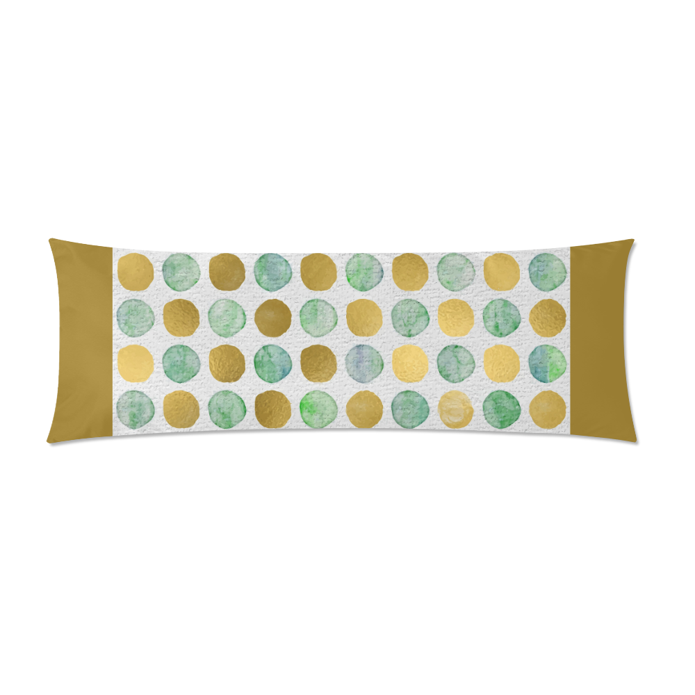 SPOTTING GOLD Custom Zippered Pillow Case 21"x60"(Two Sides)