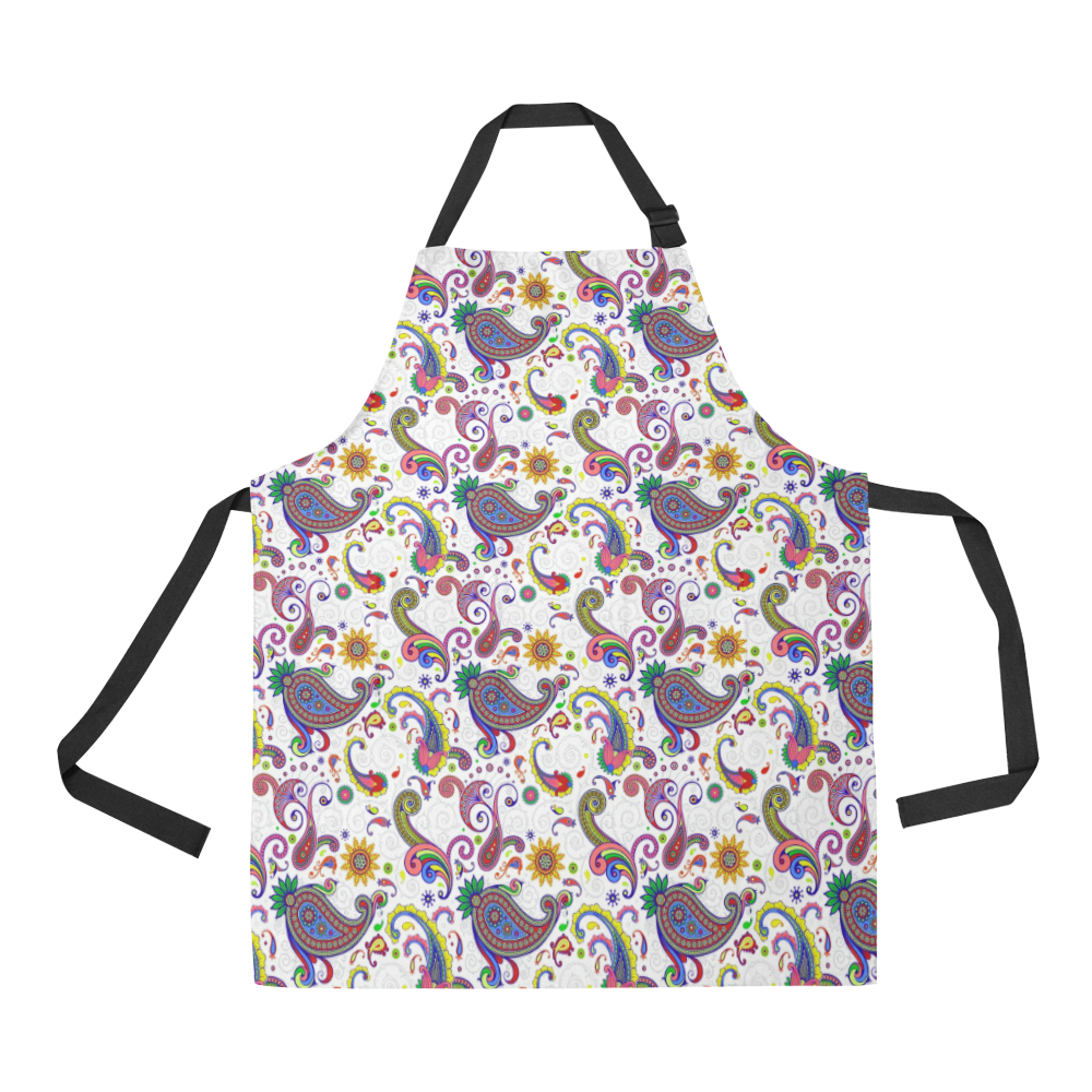 Bright paisley All Over Print Apron