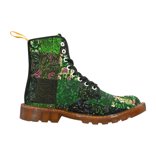 Foliage Patchwork #1 by Jera Nour Martin Boots For Men Model 1203H