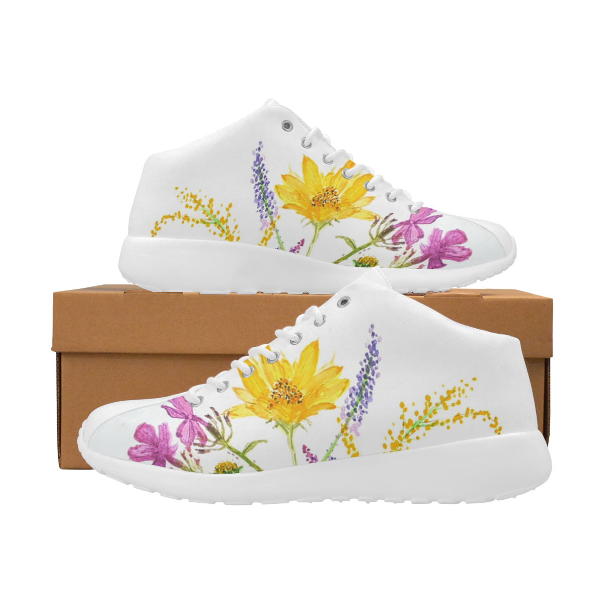 SERIES JASMIN WATERCOLOR FLOWERS II Women's Basketball Training Shoes (Model 47502)