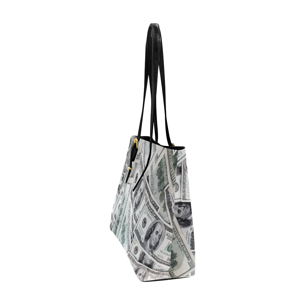 Cash Money / Hundred Dollar Bills Euramerican Tote Bag/Large (Model 1656)