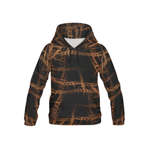 Trapped All Over Print Hoodie for Kid (USA Size) (Model H13)