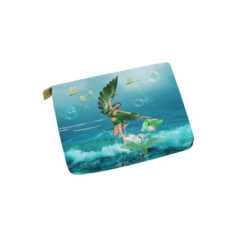 The fairy of birds Carry-All Pouch 6''x5''