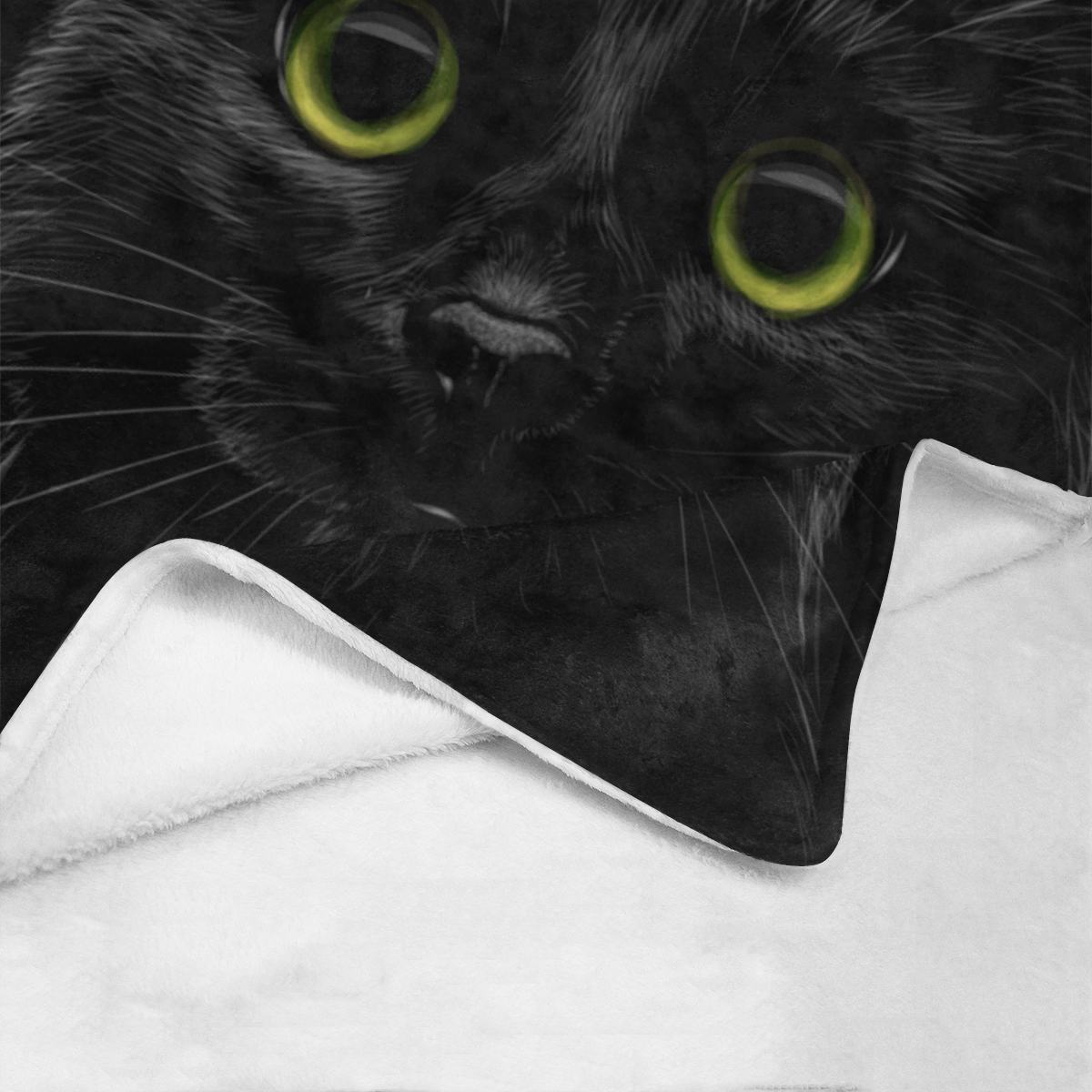 Black Cat Ultra-Soft Micro Fleece Blanket 30''x40''